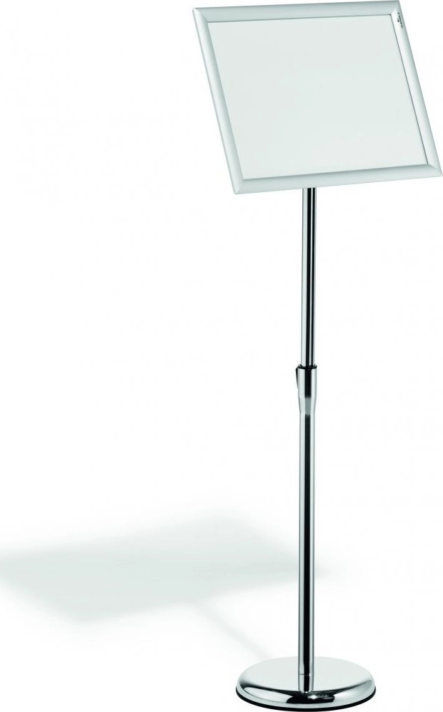DURABLE floor stand INFO aluminum snap