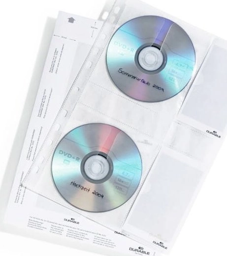 DURABLE 4 CD/DVD case A4 with