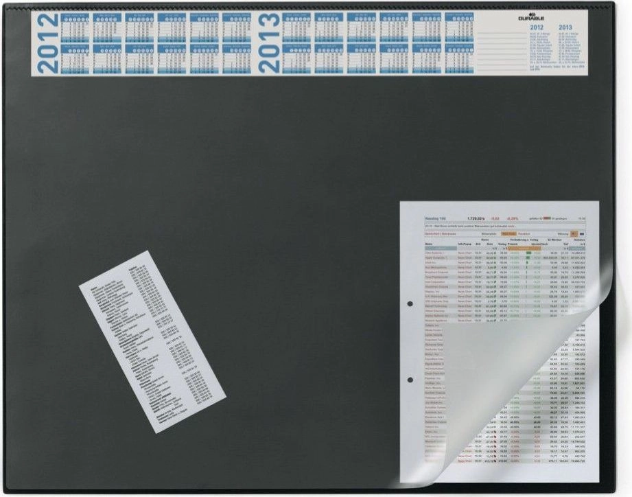 DURABLE desk pad full view/calendar 65x52cm