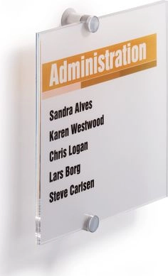 Durable INFORMATION PLATE 210 X 210
