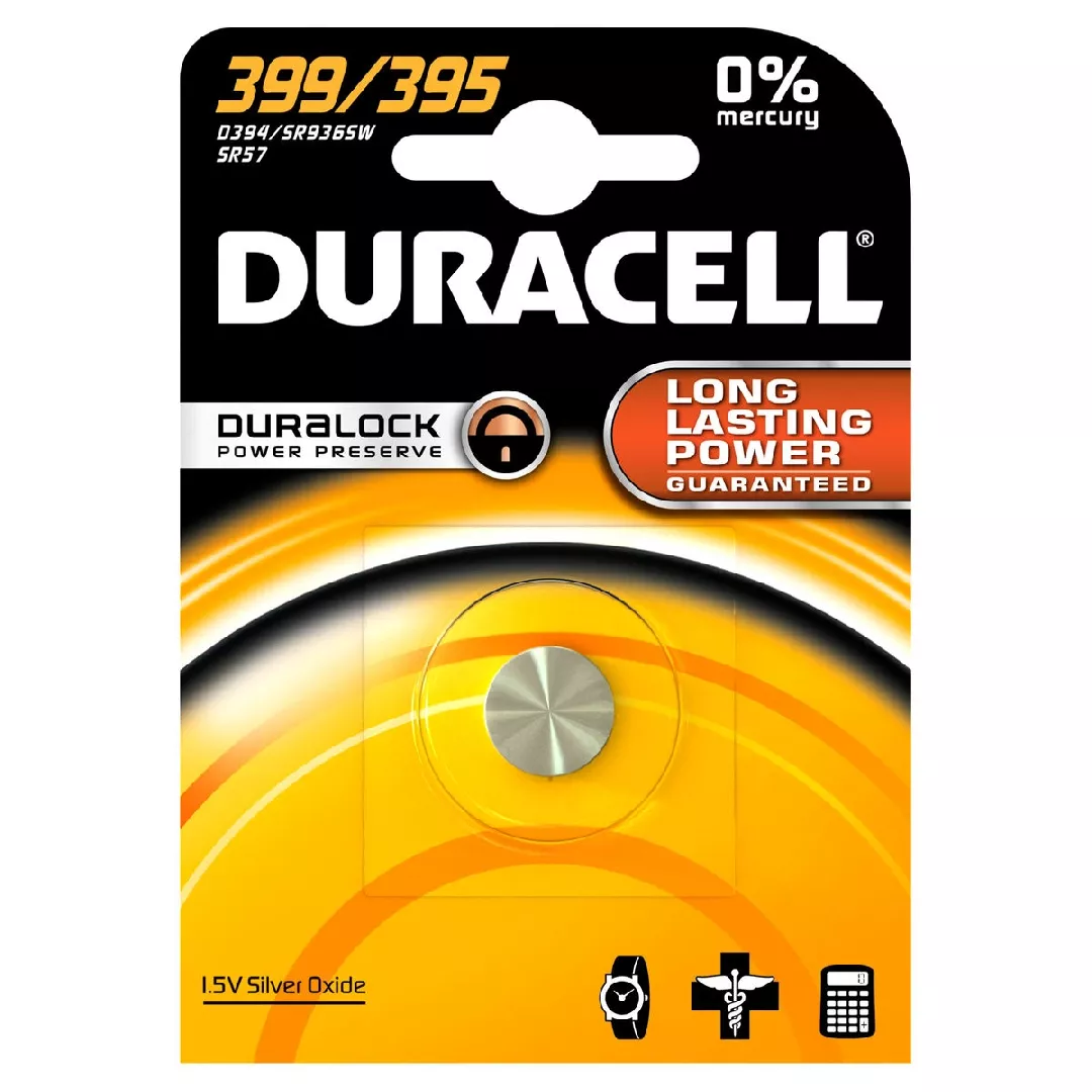 Duracell 399/395 Single-use battery SR57 Silver-Oxide