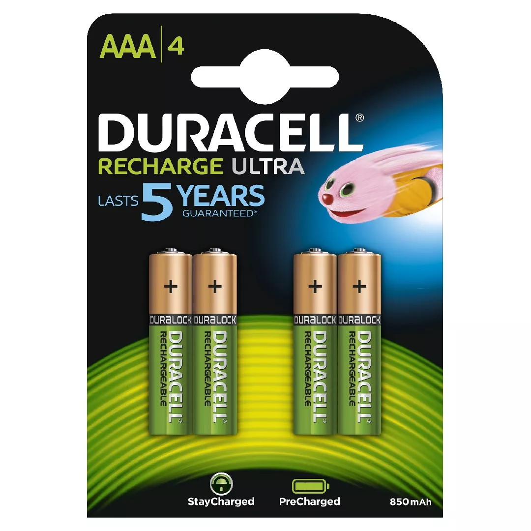 Duracell StayCharged AAA (4pcs) Rechargeable battery