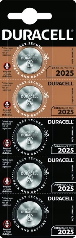 Duracell 071841 disposable battery CR2025 lithium
