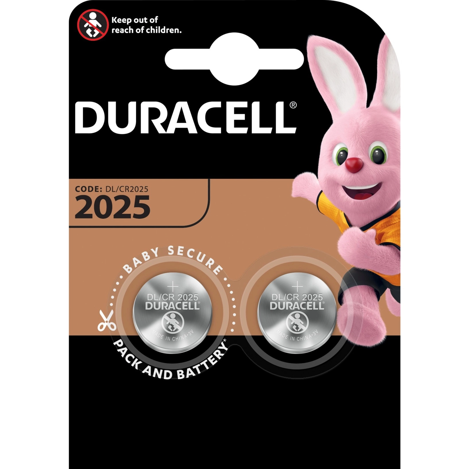 Duracell Electro (Blis) CR2025 3V 2