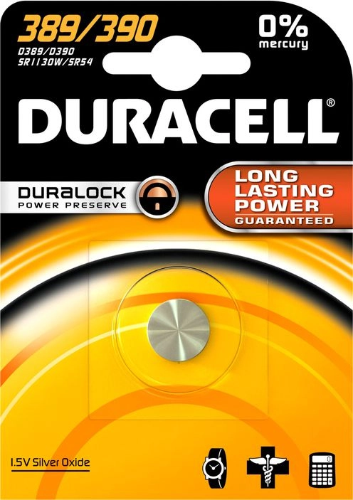 Duracell 389/390 Single-use battery Silver-Oxide (S)