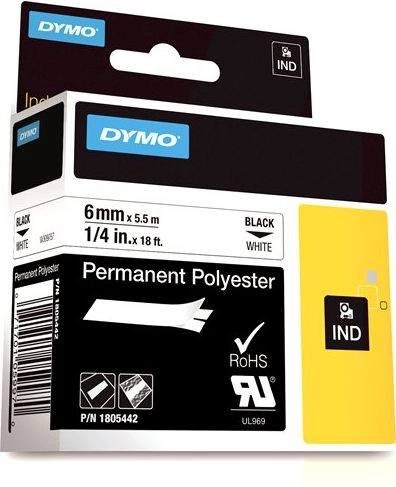 DYMO Rhino Industrial Permanent Polyester Labels