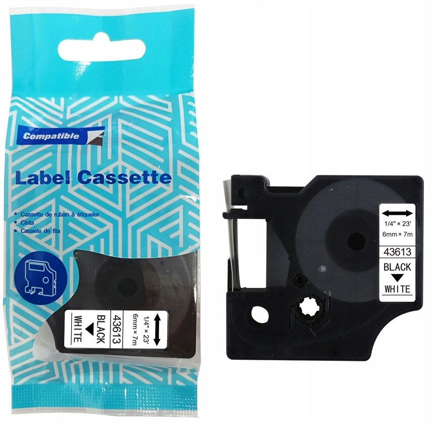DYMO D1 43613 tape 6mm x
