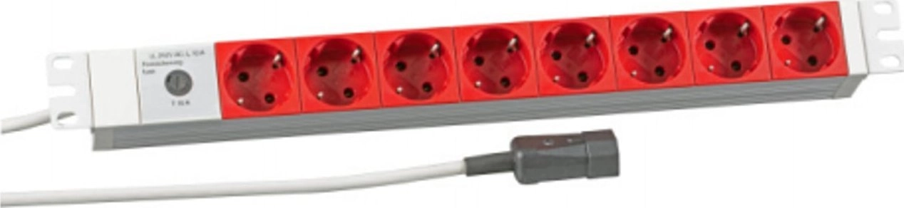 EFB 19" 1U power strip 8xCEE