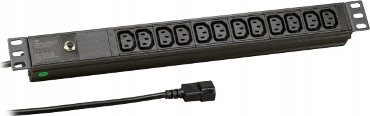 EFB 19" 1U power strip for