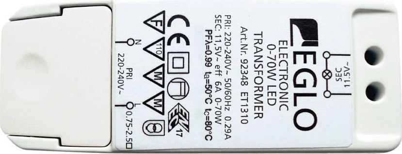 EGLO 92348  Conventional lighting transformer  White