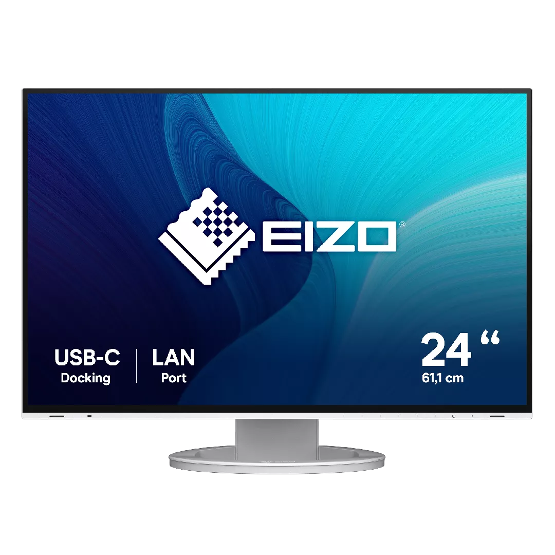 EIZO FlexScan EV2495-WT LED displejs 61,2 cm (24,1 collas) 1920 x 1200 pikseļi WUXGA White
