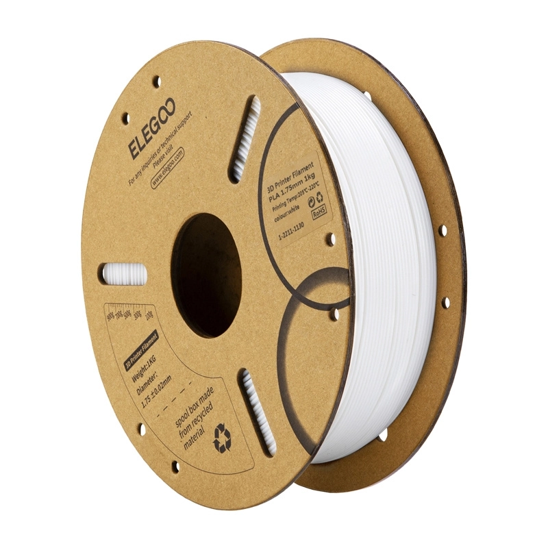 ELEGOO PLA Filament (White) 079519 50