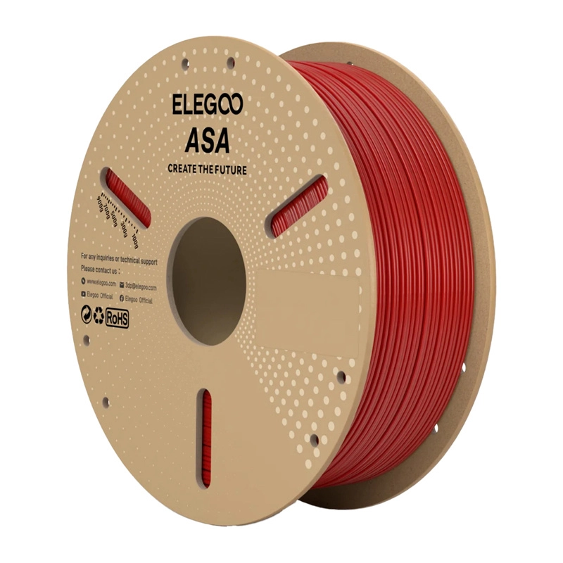 ASA ELEGOO filament (red) 083353