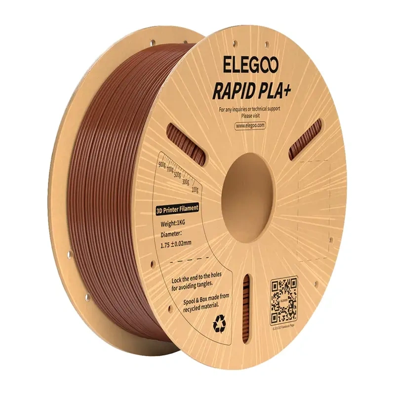 ELEGOO Rapid PLA+ Filament (Brown) 085806