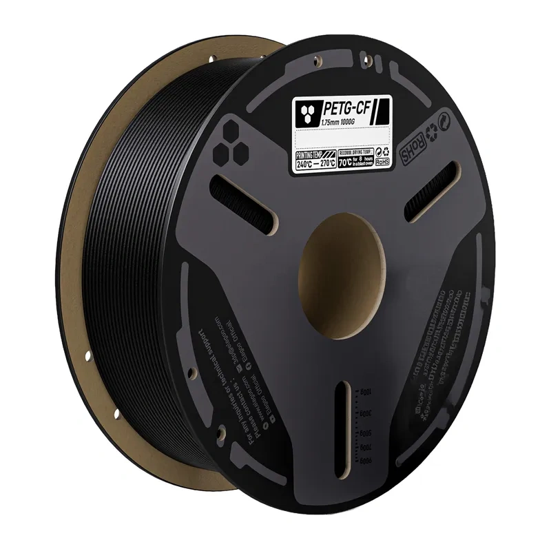 ELEGOO PETG-CF Carbon Fiber Filament (Black)