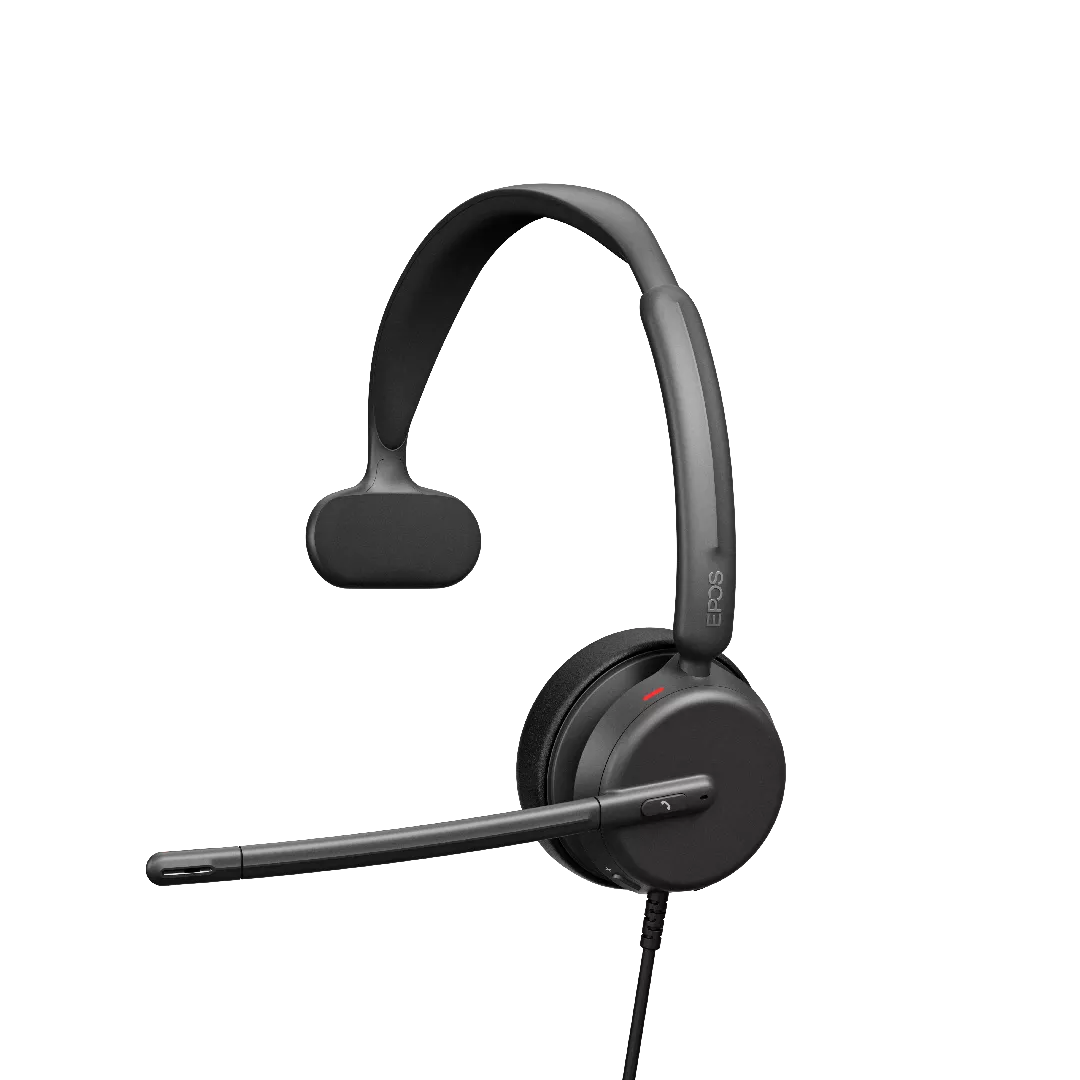 EPOS IMPACT 430 Austiņas Vadu Zvani / mūzika USB Veids-C Melns