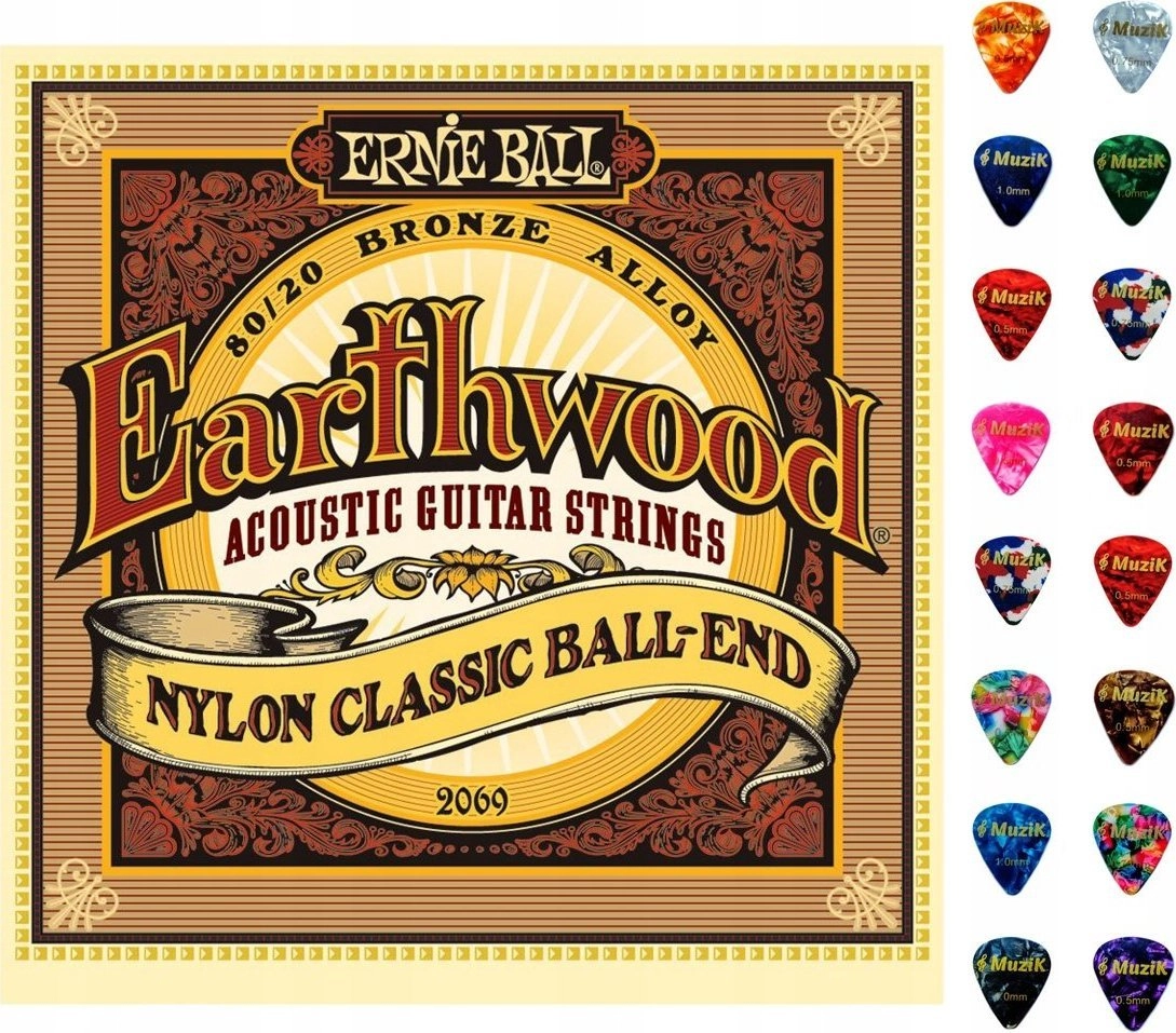 Classical guitar strings Ernie Ball 2069