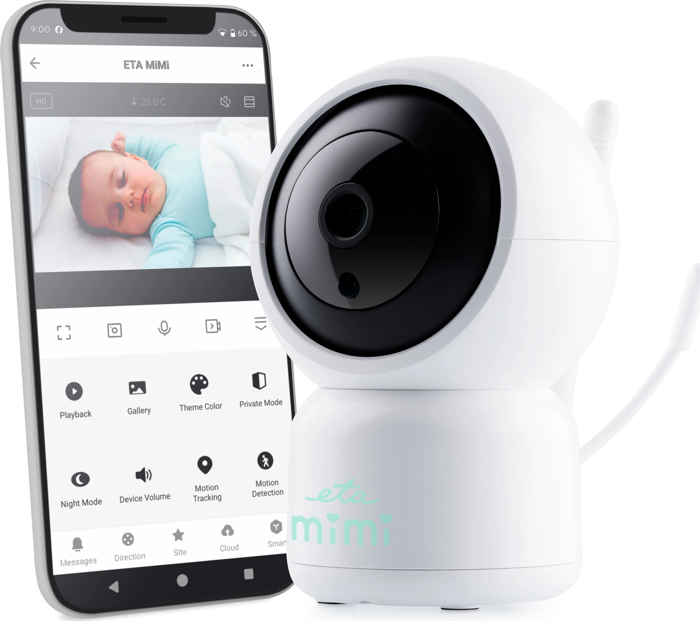 ETA  Baby Monitor  ETA630690000 MIMI  White