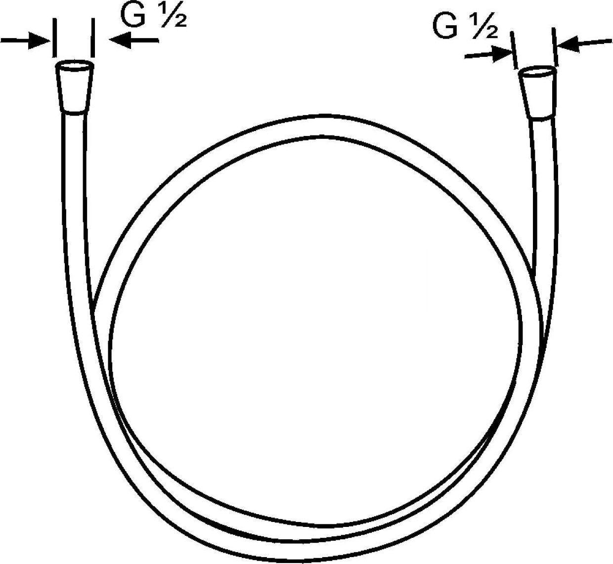 EXEC shower hose Spray hose 150/200