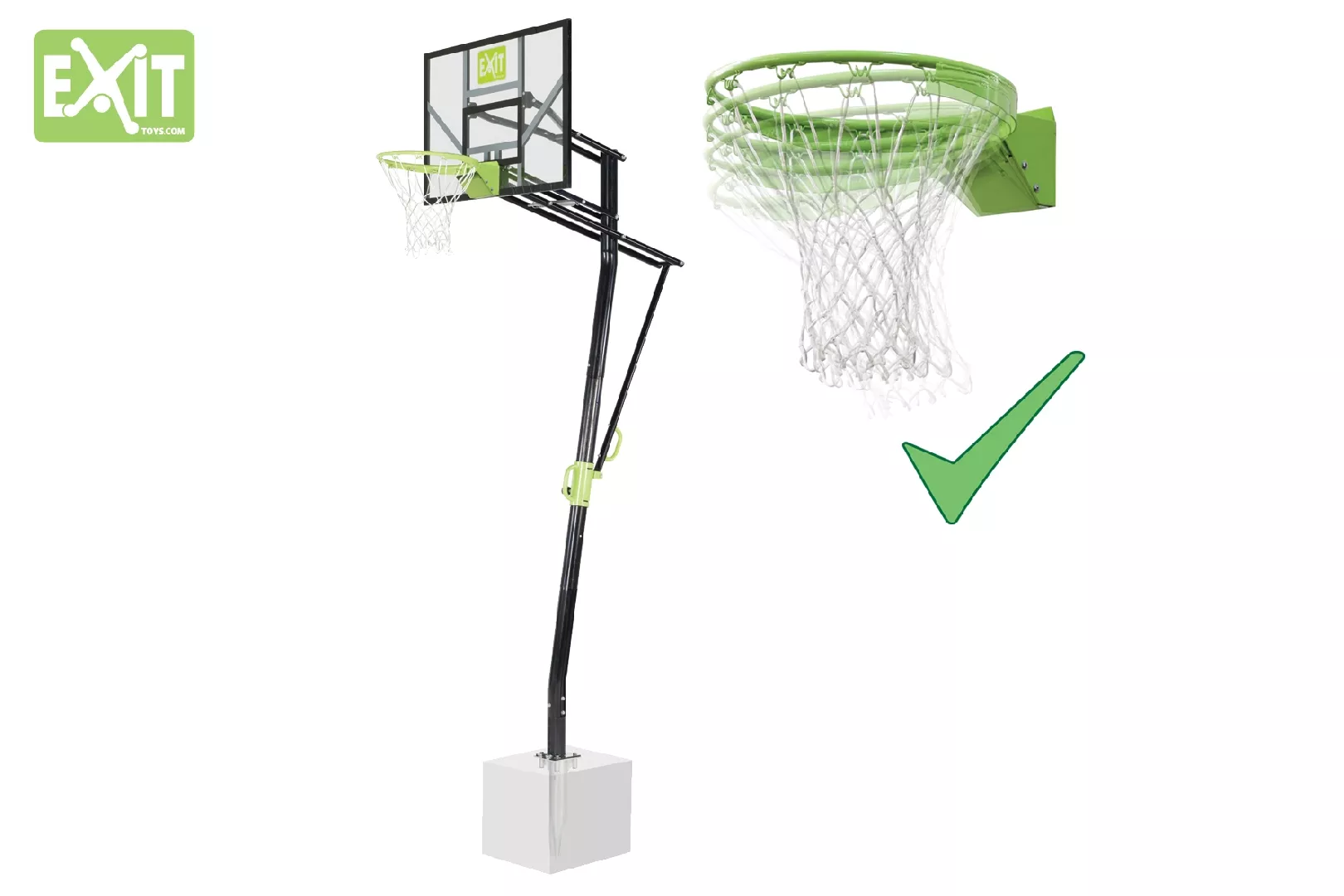 EXIT Galaxy Inground Basket (with Dunkring)
