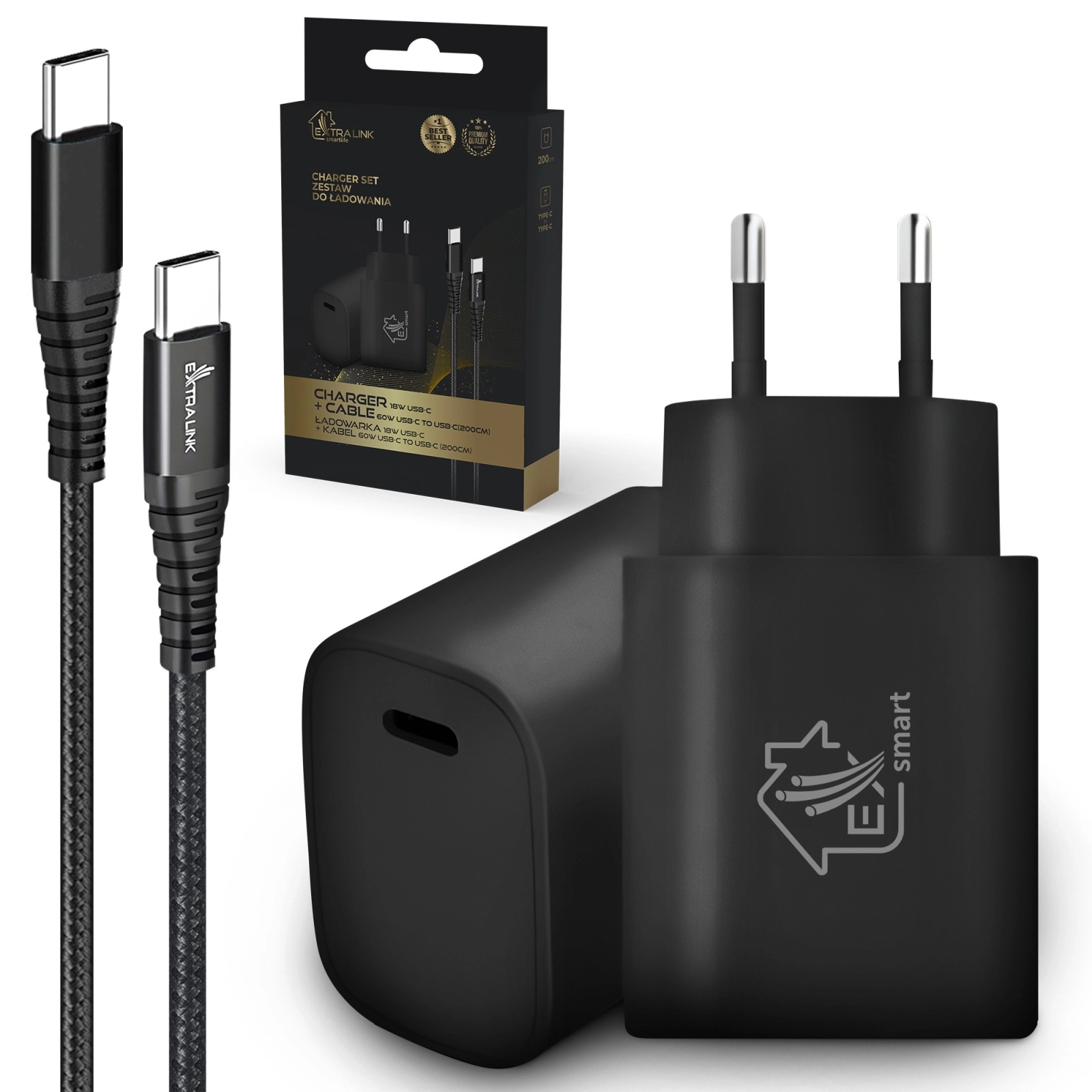 Ładowarka ExtraLink EXTRALINK SMART LIFE SET02