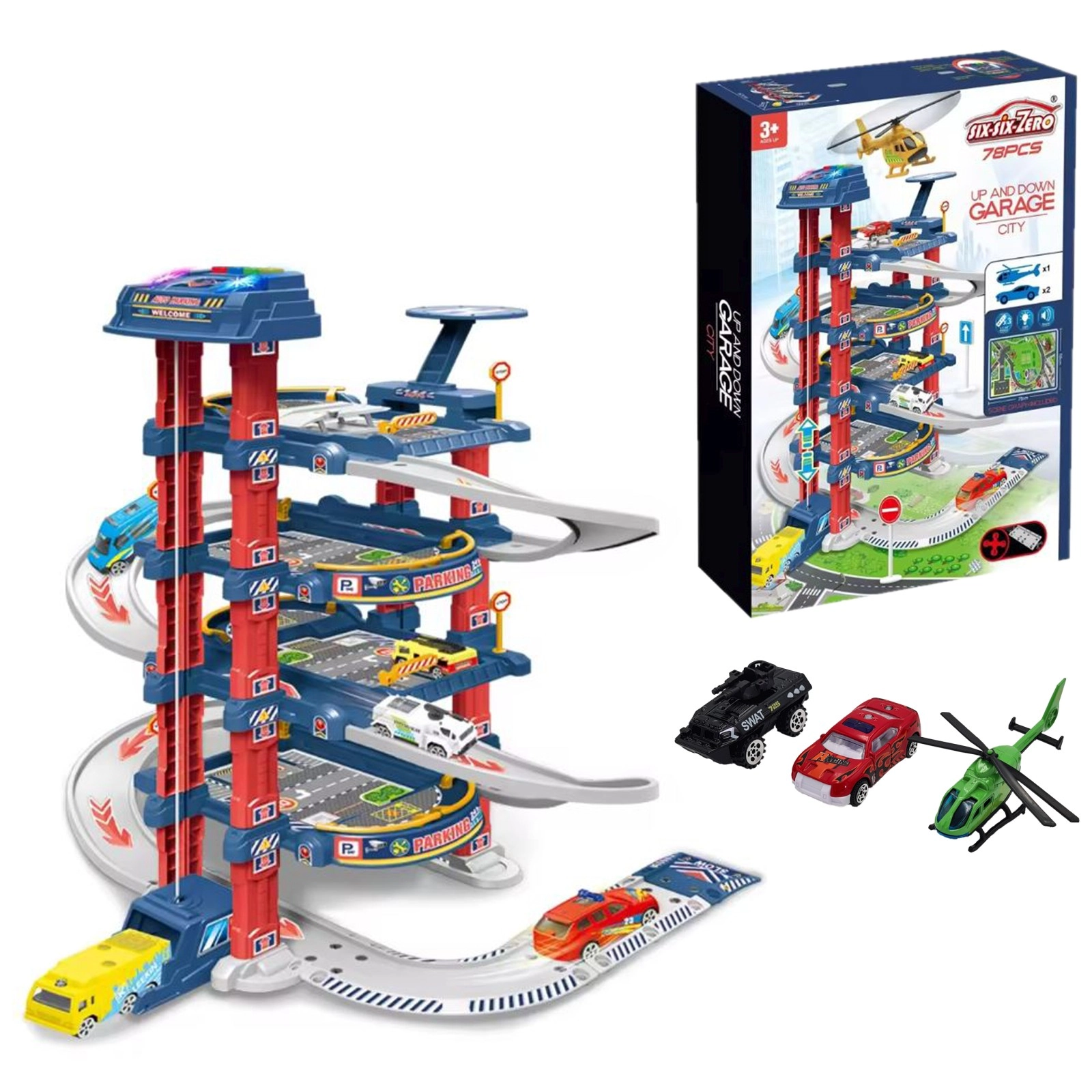 Extralink Kids Car parking garage with