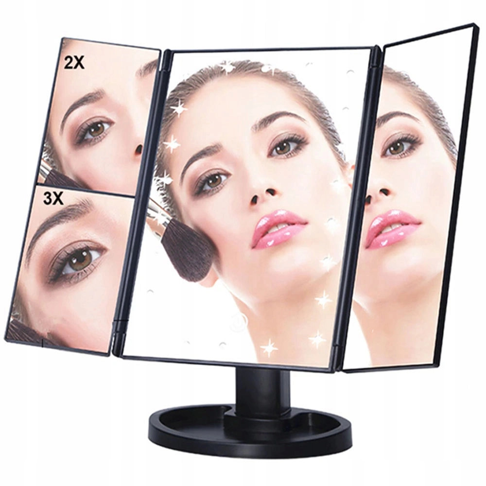 Extralink Makeup mirror with magnification black