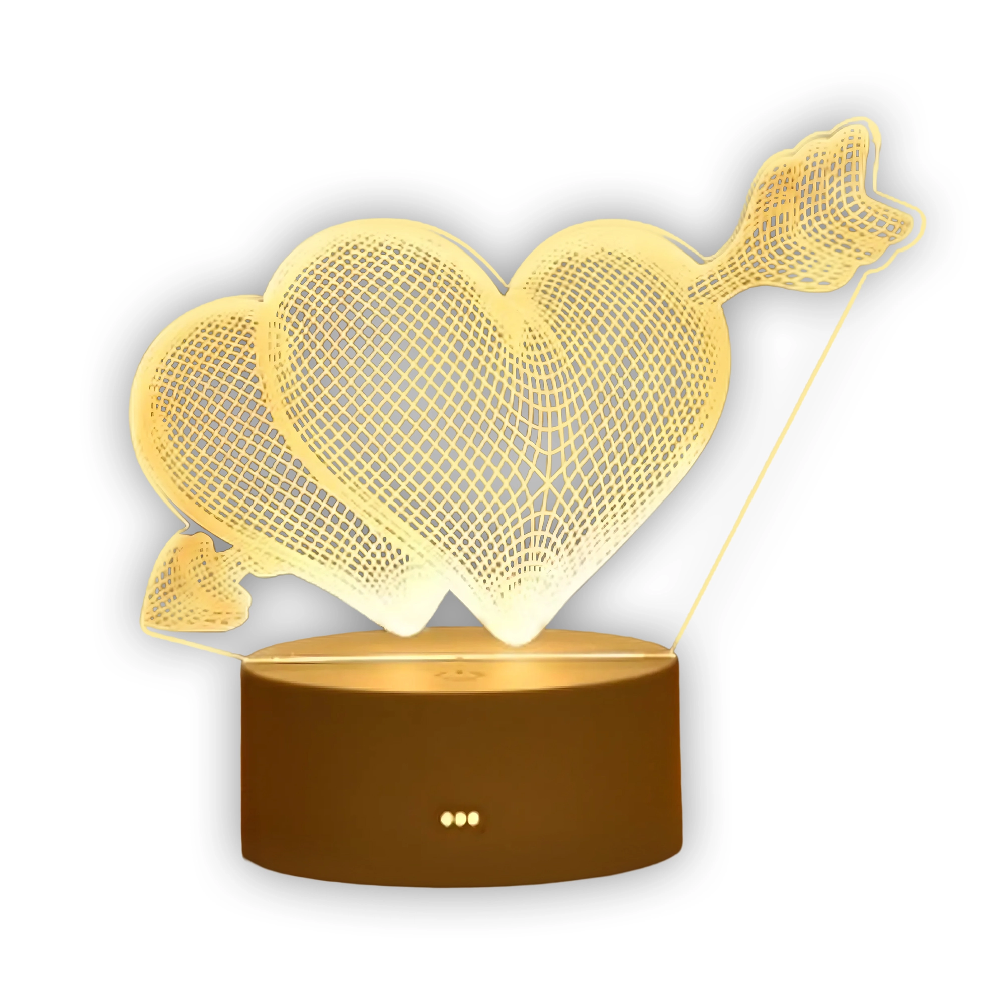 ExtraLink PIERCED HEARTS NIGHT LAMP 3D