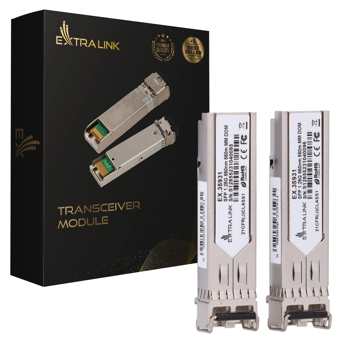 Extralink SFP 1.25G 2-pack SFP