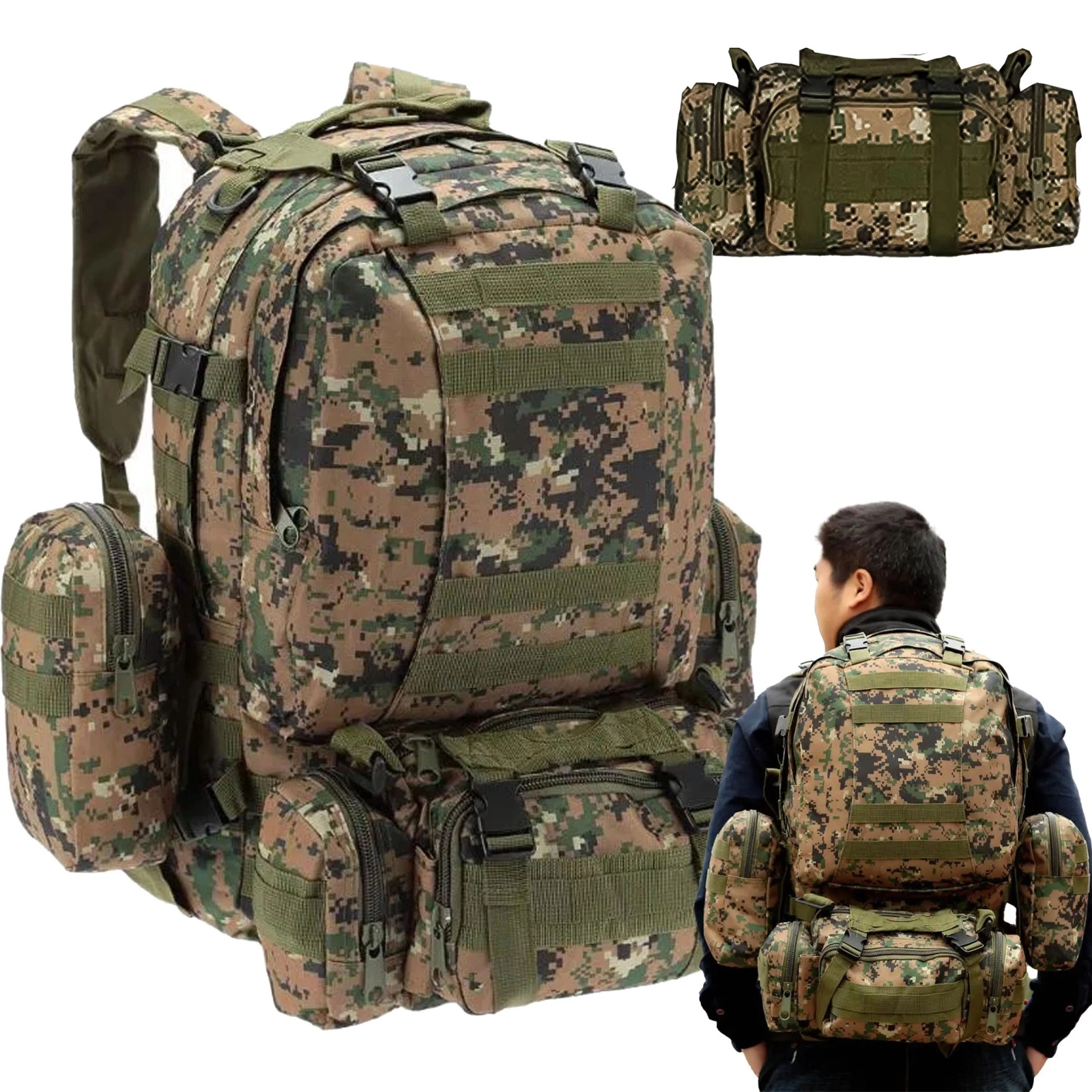 Extralink Military Backpack Tactical 4-in-1 School