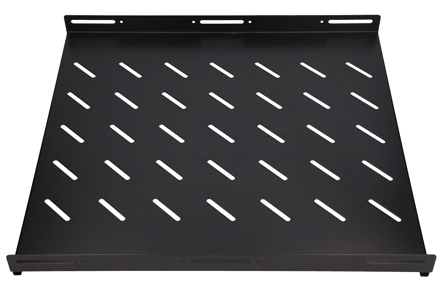 Extralink Fixed shelf 1U 600mm Black