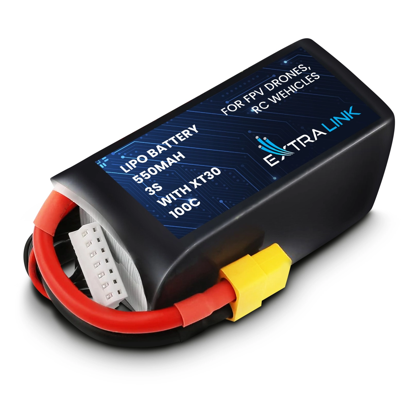 Extralink LiPo 3S 550mAh XT30 100C