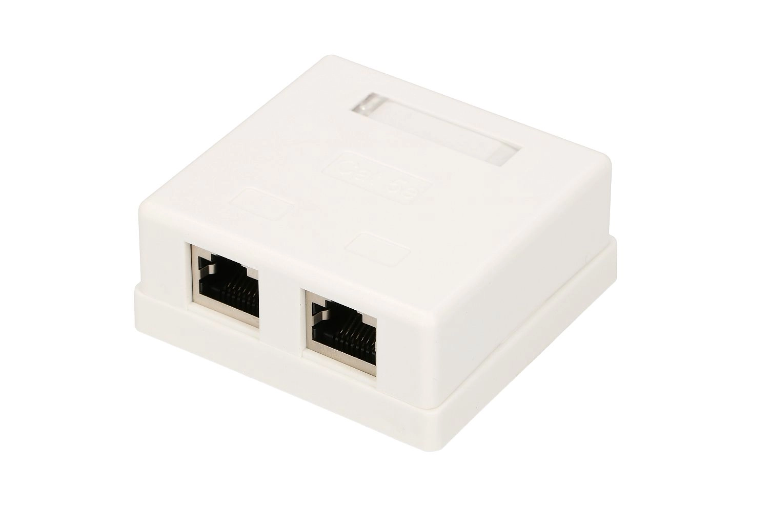 Extralink Wall mount outlet 2x RJ45
