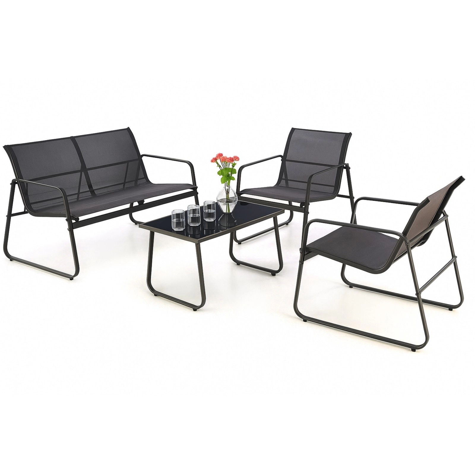 BLACK FOREST TEKSTYLEN GARDEN FURNITURE SET