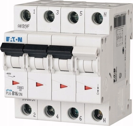 Eaton Circuit breaker 3P+N D 16A