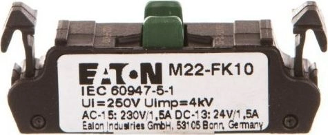 Eaton Flat auxiliary contact 1Z  front