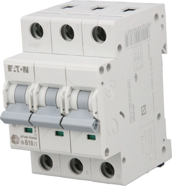 Eaton Overcurrent switch 3P B 10A