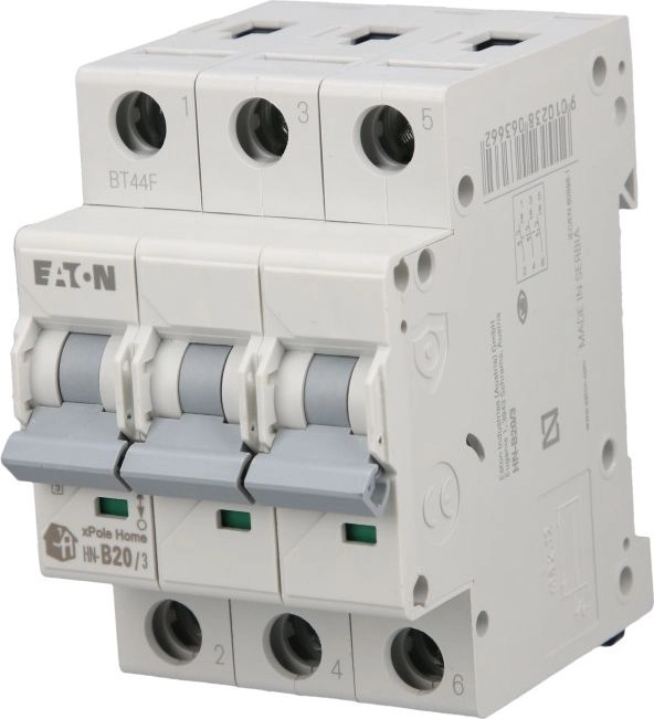 Eaton Overcurrent switch 3P B 20A