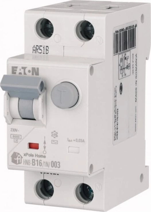 Eaton Residual overcurrent circuit breaker 2P