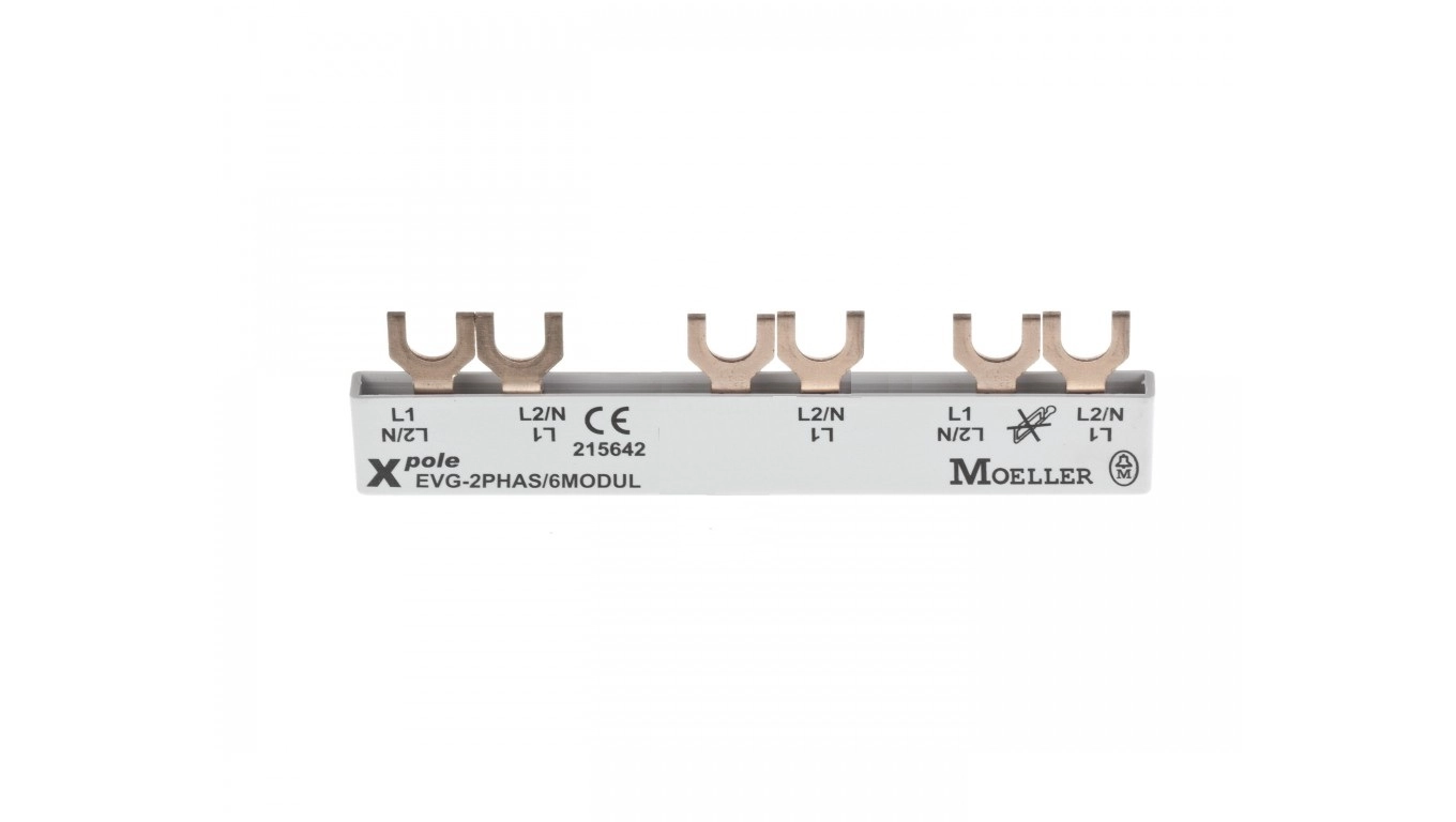 Eaton Connecting rail EVG-2PHAS/6MODUL 2P 63A