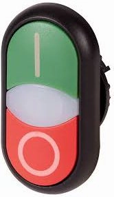 Eaton Double button drive green/red /O-I