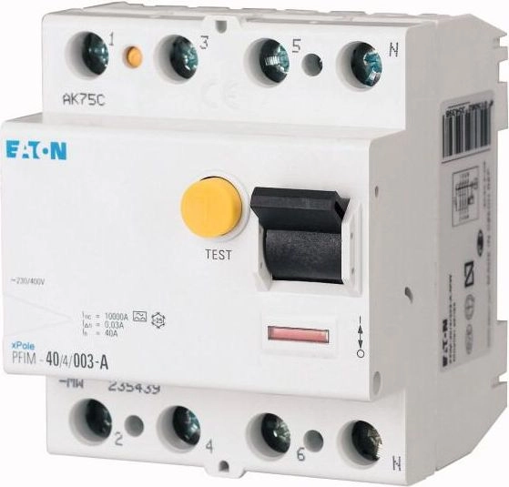 Eaton Residual current circuit breaker 4P