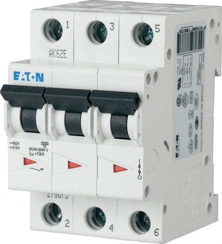 Eaton Circuit breaker FAZ-Z1/3 10kA 3P