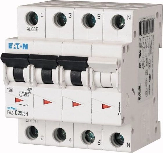 Eaton Circuit breaker 3P+N C 10A