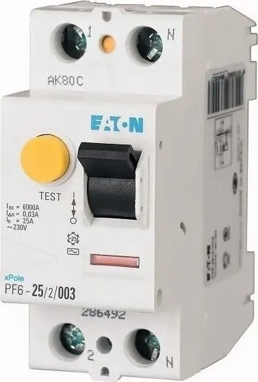 Eaton Residual current circuit breaker 2P