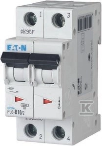 Eaton Circuit breaker 2P D 10A