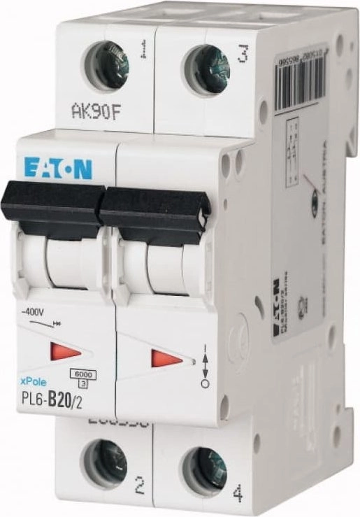 Eaton Wyłącznik nadprądowy 2P D 20A