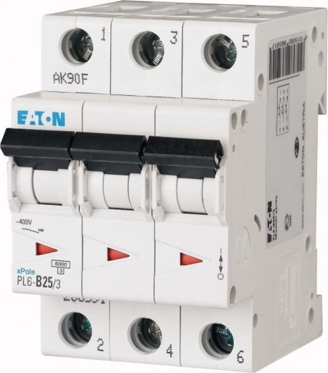 Eaton Circuit breaker 3P B 25A