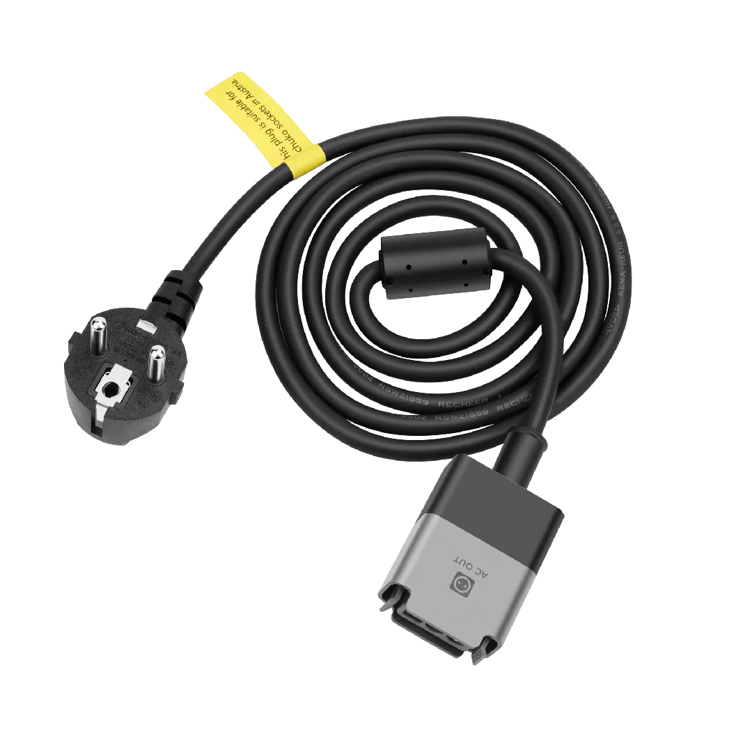 EcoFlow EFL-BKWAC-3M-EU power cable Black 5011404002