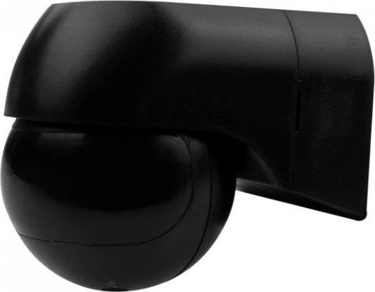 Surface Mounted Motion Sensor Black Ip44